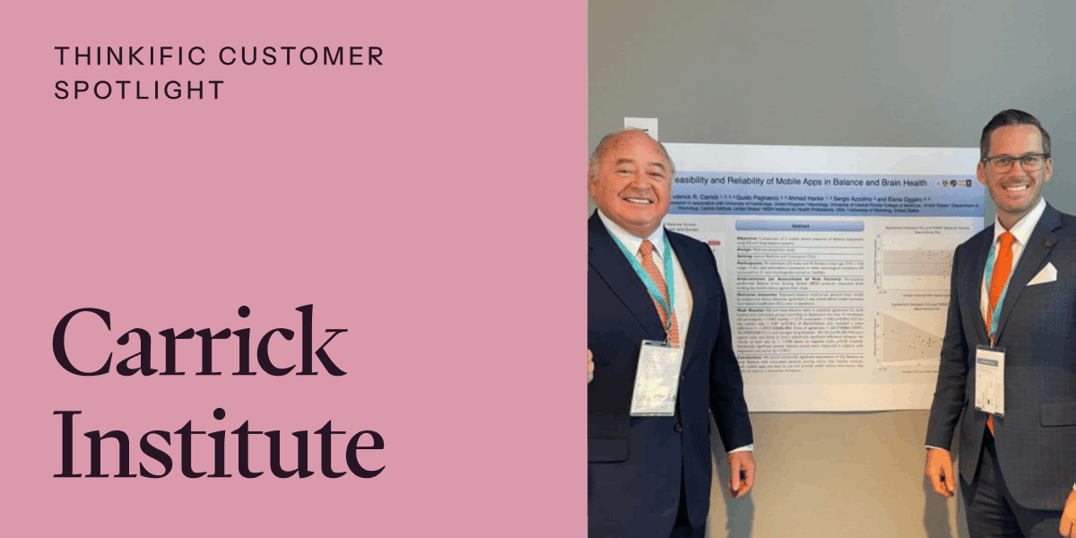 Thinkific Customer Spotlight: Carrick Institute