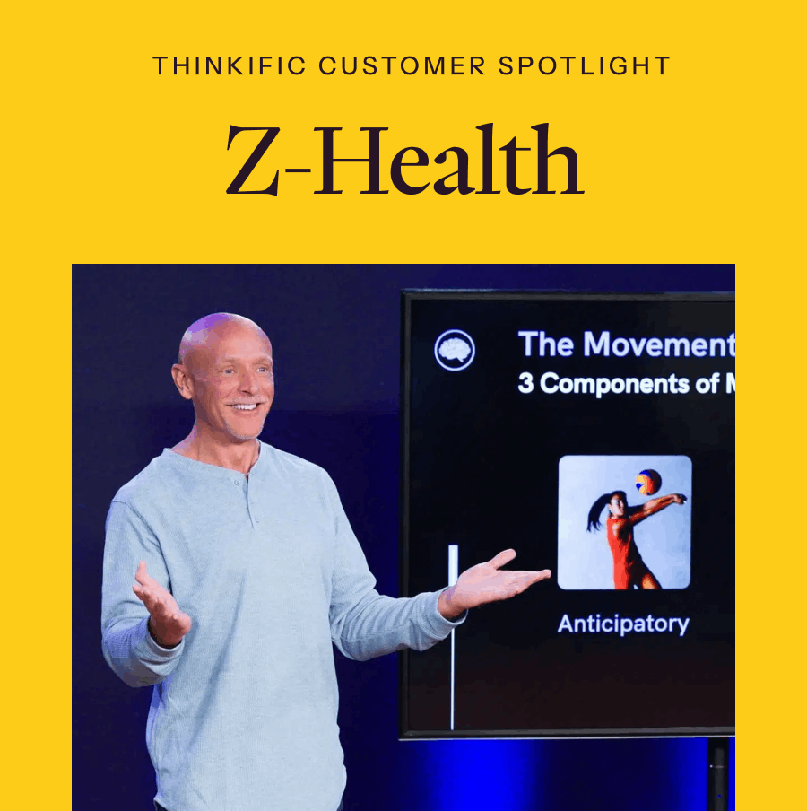 Thinkific Customer Spotlight: Z-Health